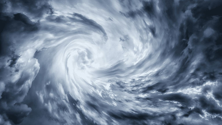 a very large storm moving through the sky